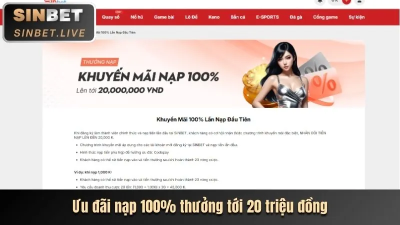 Khuyến mãi chào mừng 99bv